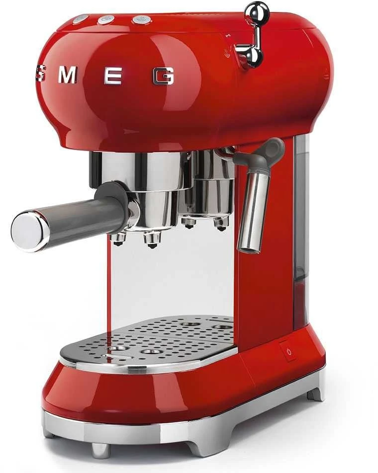 Smeg ECF01RDUK Espresso Coffee Machine - Red