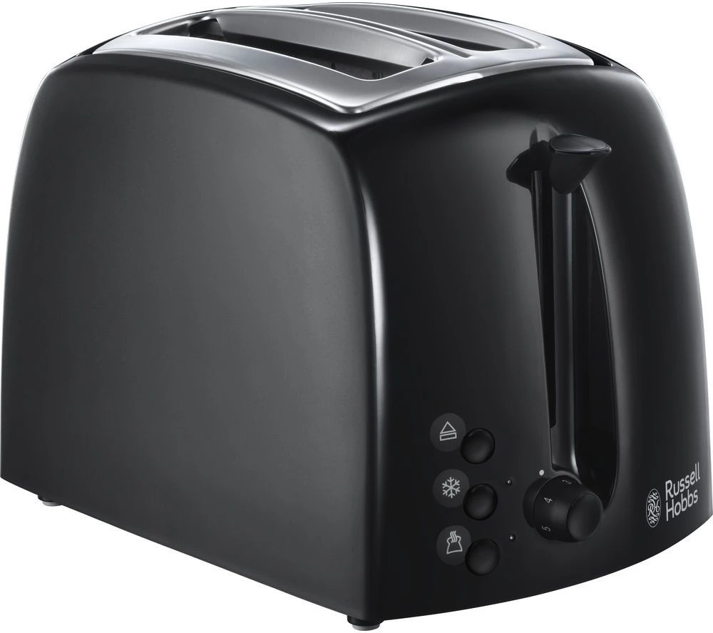 Russell Hobbs Textures Toaster - Black 21641