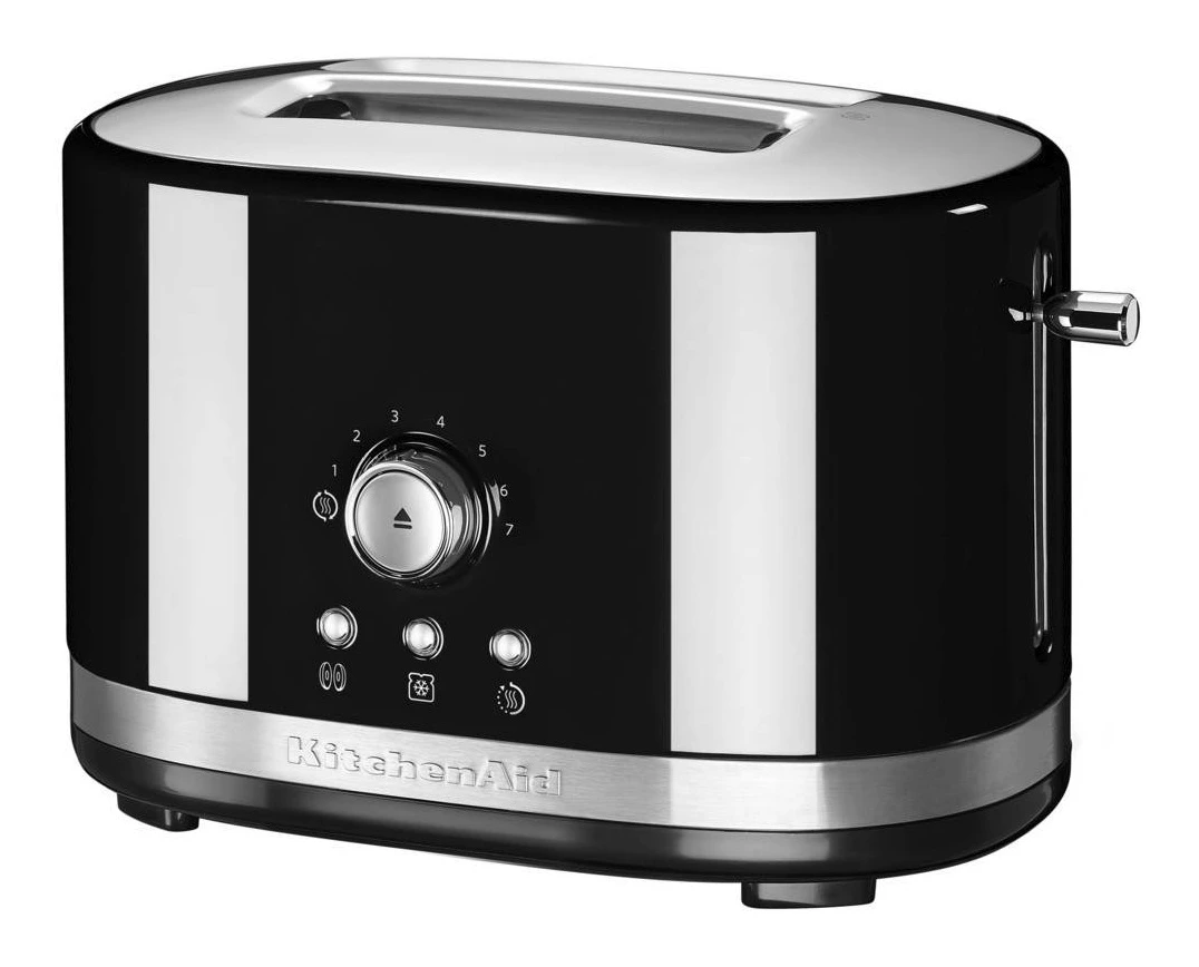KitchenAid 5KMT2116BOB Manual Control 2 Slot Toaster - Onyx Black