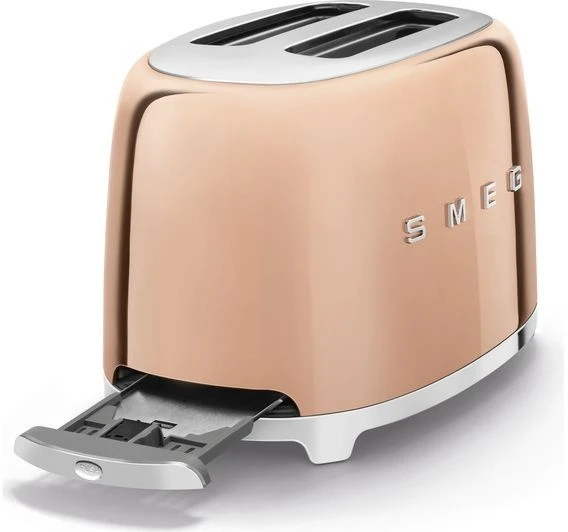Smeg TSF01RGUK 2 Slice Toaster - Rose Gold - Image 2