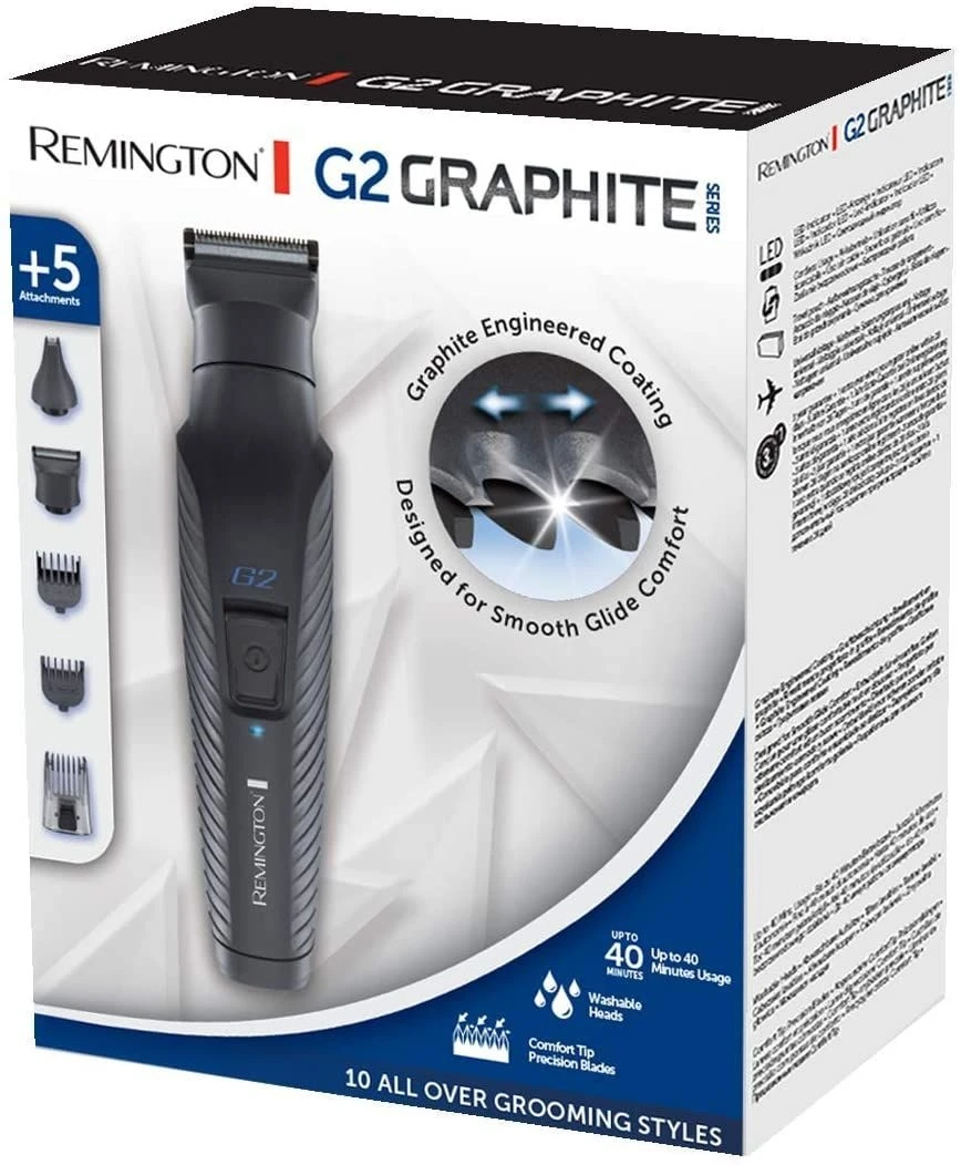 Remington PG2000 Graphite Series G2 Grooming Kit With Attachments - Image 2