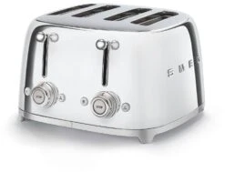 Smeg TSF03SSUK 4 Slice Toaster - Stainless Steel