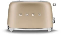 Smeg TSF01CHMUK 2 Slice Toaster - Matte Champagne