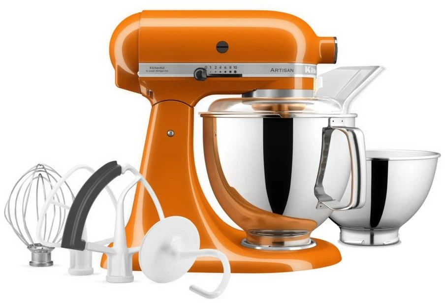 KitchenAid 5KSM175PSBHY Artisan Stand Mixer 4.8L - Honey - Image 2