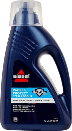 Bissell Wash & Protect - Stain & Odour Carpet Cleaning Formula 1.5L
