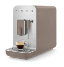 Smeg BCC02TPMUK Bean To Cup Coffee Machine - Matte Taupe
