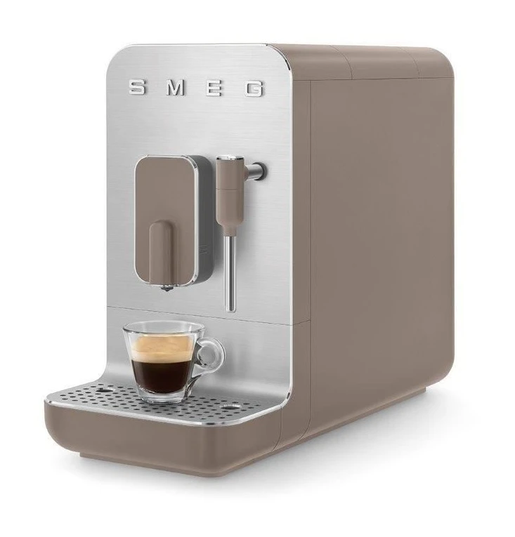 Smeg BCC02TPMUK Bean To Cup Coffee Machine - Matte Taupe