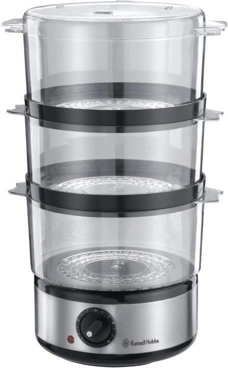 Russell Hobbs 14453 Brushed Stainless Steel 3 Tier Steamer