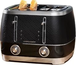 Beko Cosmopolis TAM8402B Black 4 Slice Toaster
