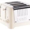 Dualit 4 Slot Toaster Lite - Canvas White