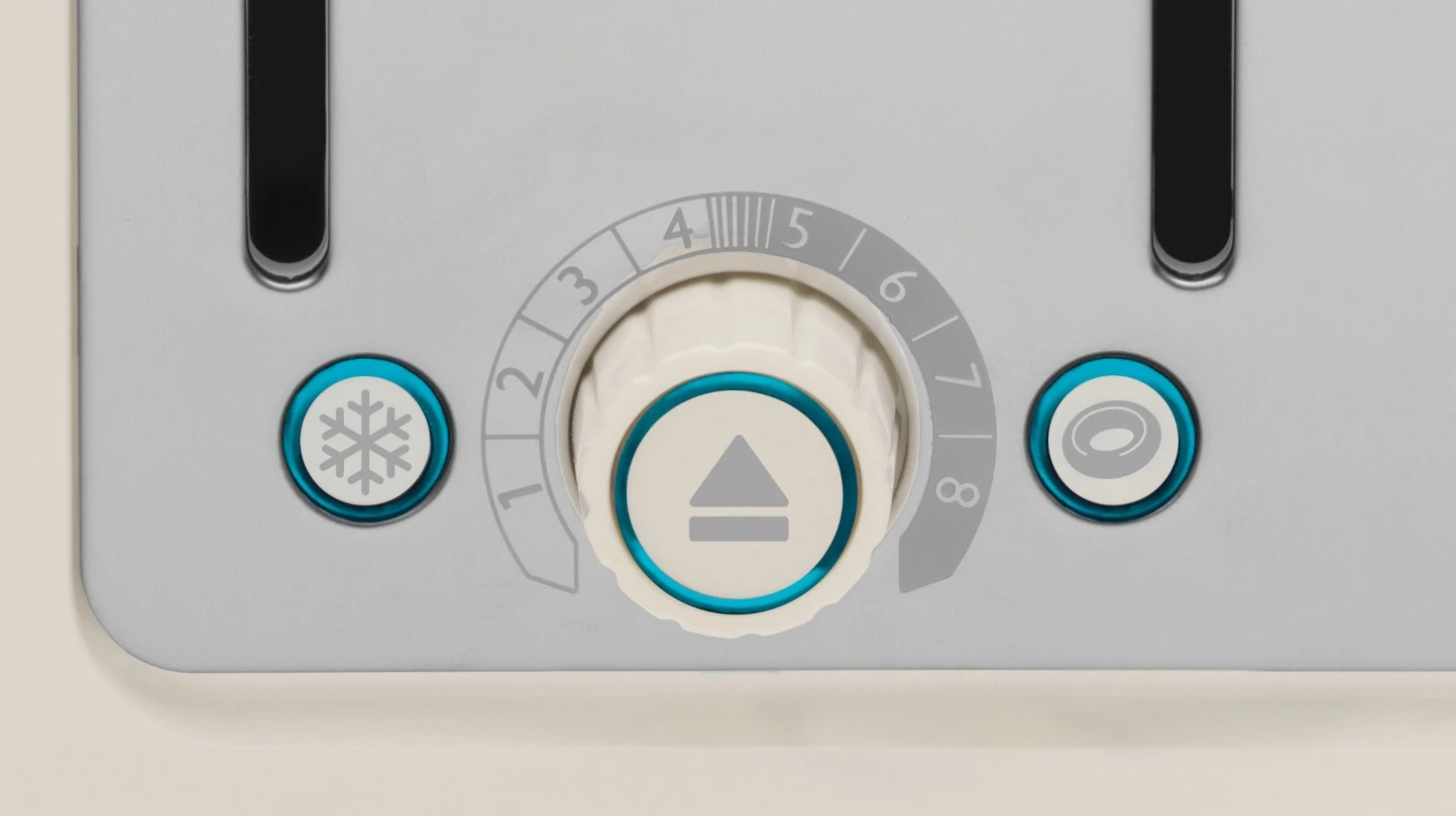 Dualit 4 Slot Architect Toaster - Canvas White - Image 3