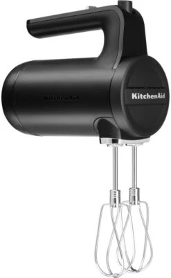 KitchenAid 5KHMB732BBM Cordless Hand Mixer - Matt Black