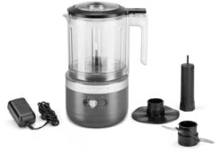 KitchenAid 5KFCB519BDG Cordless Food Chopper - Charcoal Grey