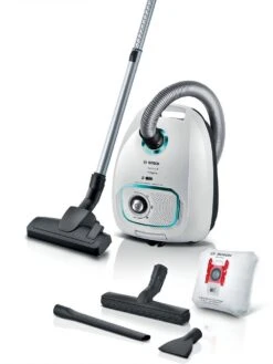 Bosch BGBS4HYGGB Serie 4 ProHygienic 600W 4.5kg Cylinder Vacuum Cleaner - White