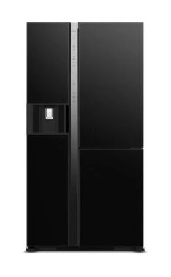 Hitachi R-MX700GVGB1 3 Door Fridge Freezer - Black