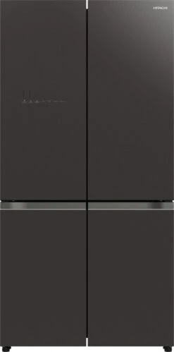 Hitachi R-WB640VGB1 4 Door Fridge Freezer - Grey