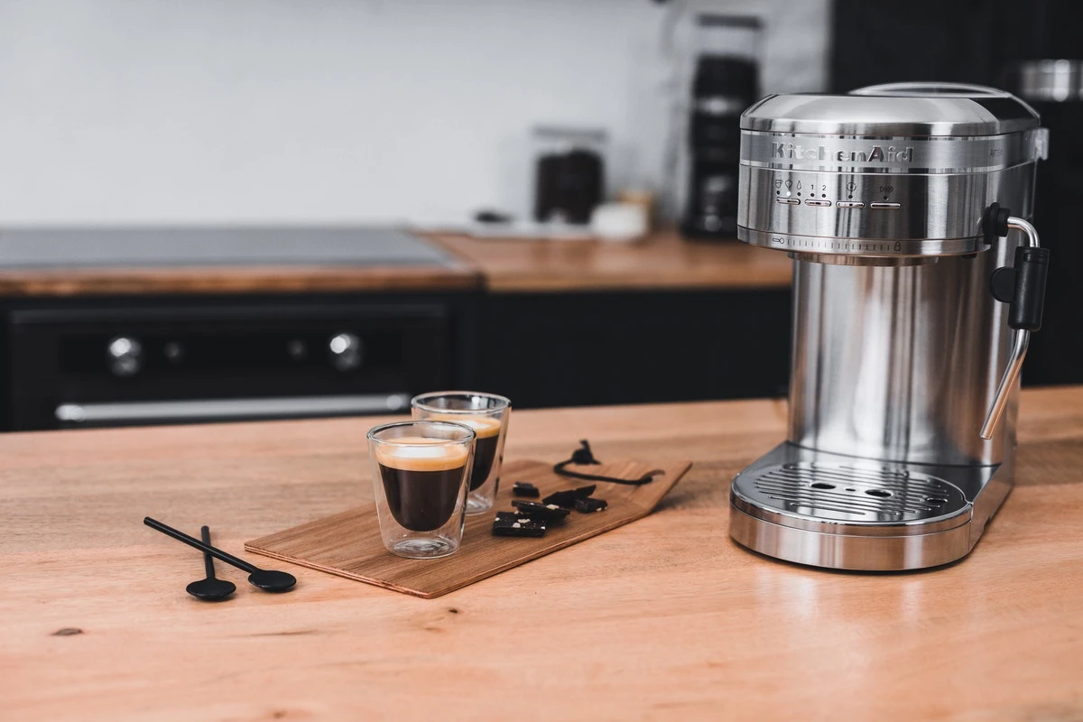 KitchenAid 5KES6503BSX Artisan Semi Automatic Espresso - Stainless Steel - Image 3