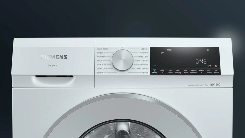Siemens WG44G209GB 9kg 1400 Spin Washing Machine - White - Image 4