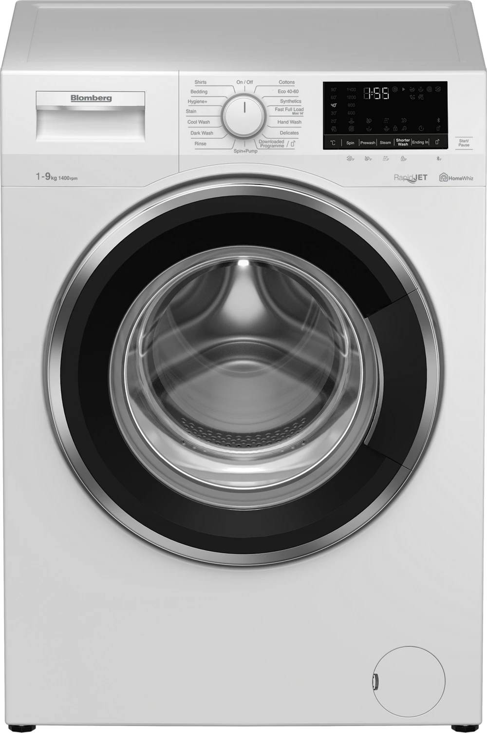 Blomberg LWF194520QW 9kg 1400 Spin Washing Machine With RapidJet Technology - White