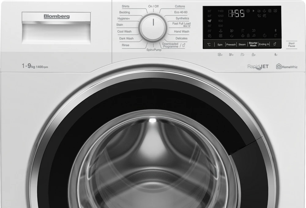 Blomberg LWF194520QW 9kg 1400 Spin Washing Machine With RapidJet Technology - White - Image 2