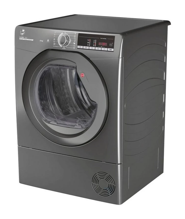 Hoover HLEC8TRGR 8KG Condenser Tumble Dryer - Graphite - Image 2