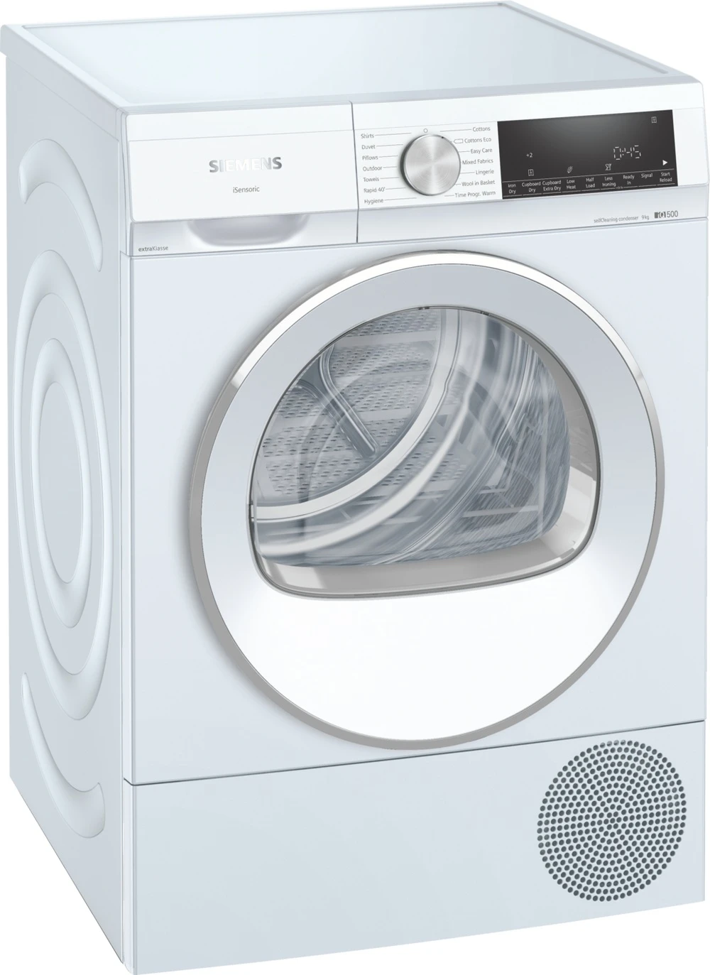 Siemens WQ45G2D9GB 9kg Heat Pump Tumble Dryer - White