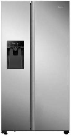 Hisense RS694N4TCF 91cm Frost Free American Style Fridge Freezer - Stainless Steel