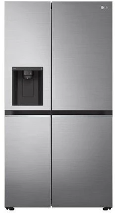 LG GSLV71PZTF 91.3cm Frost Free American Style Fridge Freezer - Shiny Steel