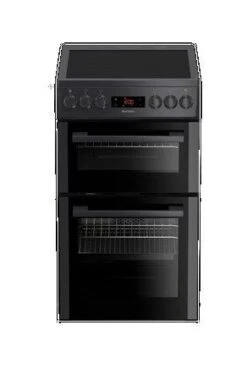 Blomberg HKS951N 50cm Double Oven Electric Cooker With Ceramic Hob - Anthracite