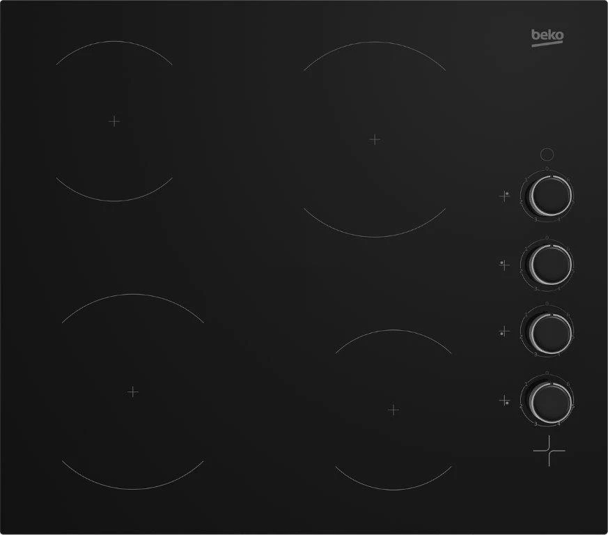 Beko CIHYV21B 58cm Ceramic Hob - Black