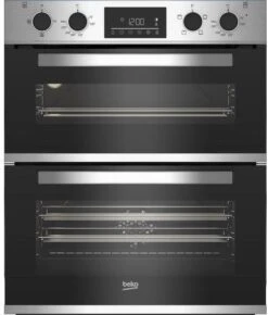 Beko CTFY22309X 59.4cm Built Under Electric Double Oven - Stainless Steel