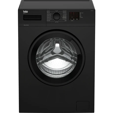 Beko WTK72041B 7kg 1200 Spin Washing Machine With Quick Programme - Black