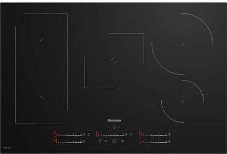 Blomberg MIX55487N 78cm Induction Hob - Ceramic Black