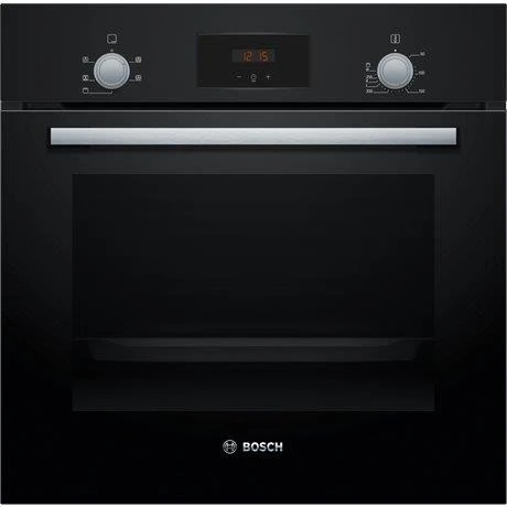Bosch HHF113BA0B 59.4cm Built In Electric Single Oven With 3D Hot Air - Black