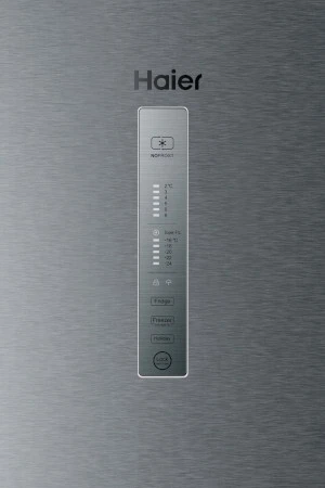 Haier HETR3619FWMG 60cm Frost Free 60/40 Split Fridge Freezer - Silver