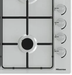 Hisense GM642XSUK 58cm Gas Hob - Stainless Steel