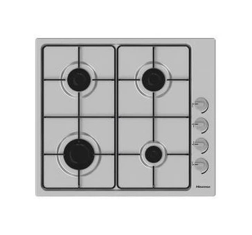 Hisense GM642XSUK 58cm Gas Hob - Stainless Steel - Image 2
