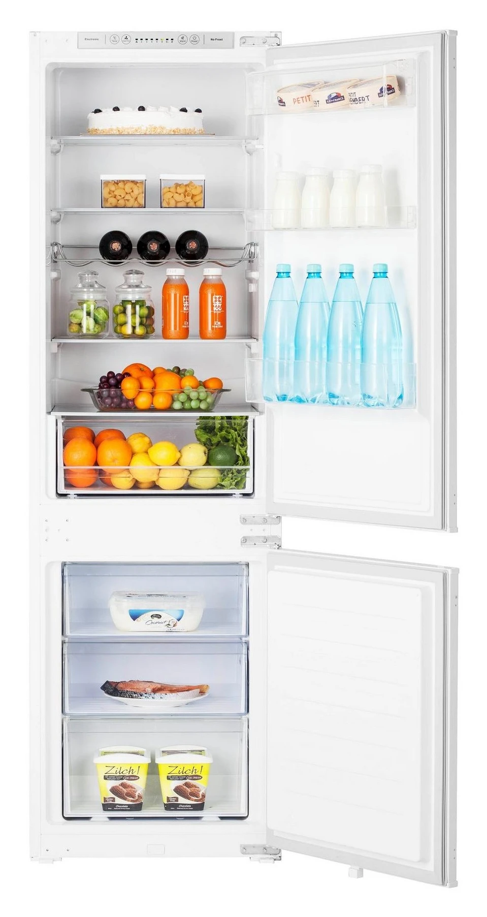 Hisense RIB312F4AWF 54cm Integrated Frost Free Fridge Freezer - White - Image 3
