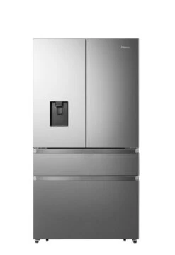 Hisense RF749N4WIF 91.4cm Frost Free American Style Fridge Freezer - Stainless Steel