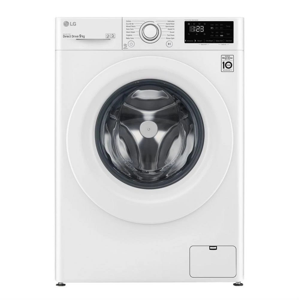 LG F4V309WNW 9kg 1400 Spin Washing Machine - White