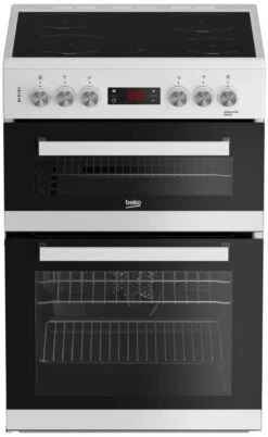 BEKO EDC634W 60cm Double Oven Electric Cooker - White