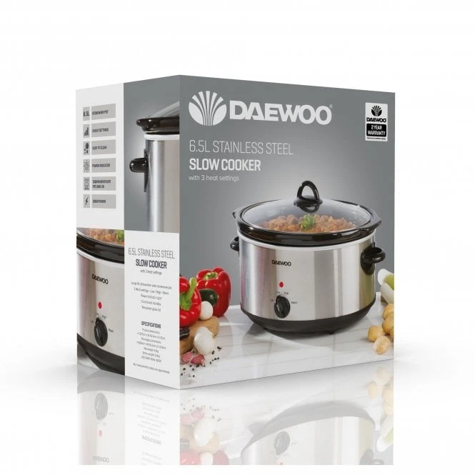 Daewoo SDA1788GE Slow Cooker 6.5L - Image 2