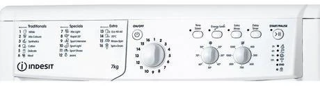 Indesit IWC71252UKN Washing Machine, 7kg - Image 4