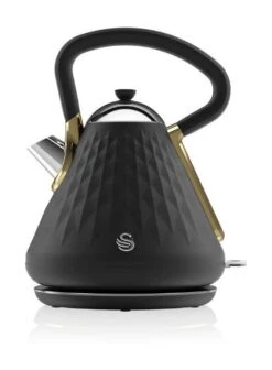 Swan SK14080BLKN Gatsby 1.7L Pyramid Kettle