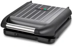 George Foreman 25031 Small Grey Stell Health Grill