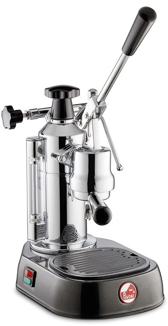 La Pavoni LPLENQ01UK Europiccola Lever Coffee Machine Stainless Steel And Black