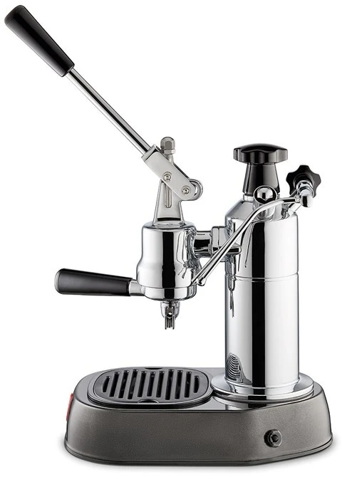 La Pavoni LPLENQ01UK Europiccola Lever Coffee Machine Stainless Steel And Black - Image 3