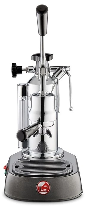 La Pavoni LPLENQ01UK Europiccola Lever Coffee Machine Stainless Steel And Black - Image 2