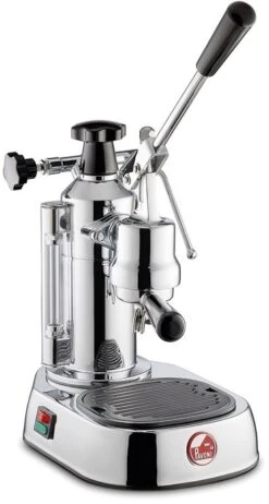La Pavoni LPLELQ01UK Europiccola Lusso Lever Coffee Machine Stainless Steel
