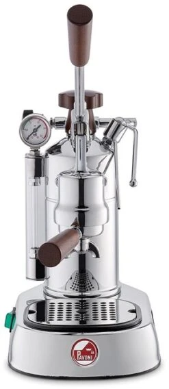 La Pavoni LPLPLH01UK Professional Lusso Lever Coffee Machine Stainless Steel And Wood